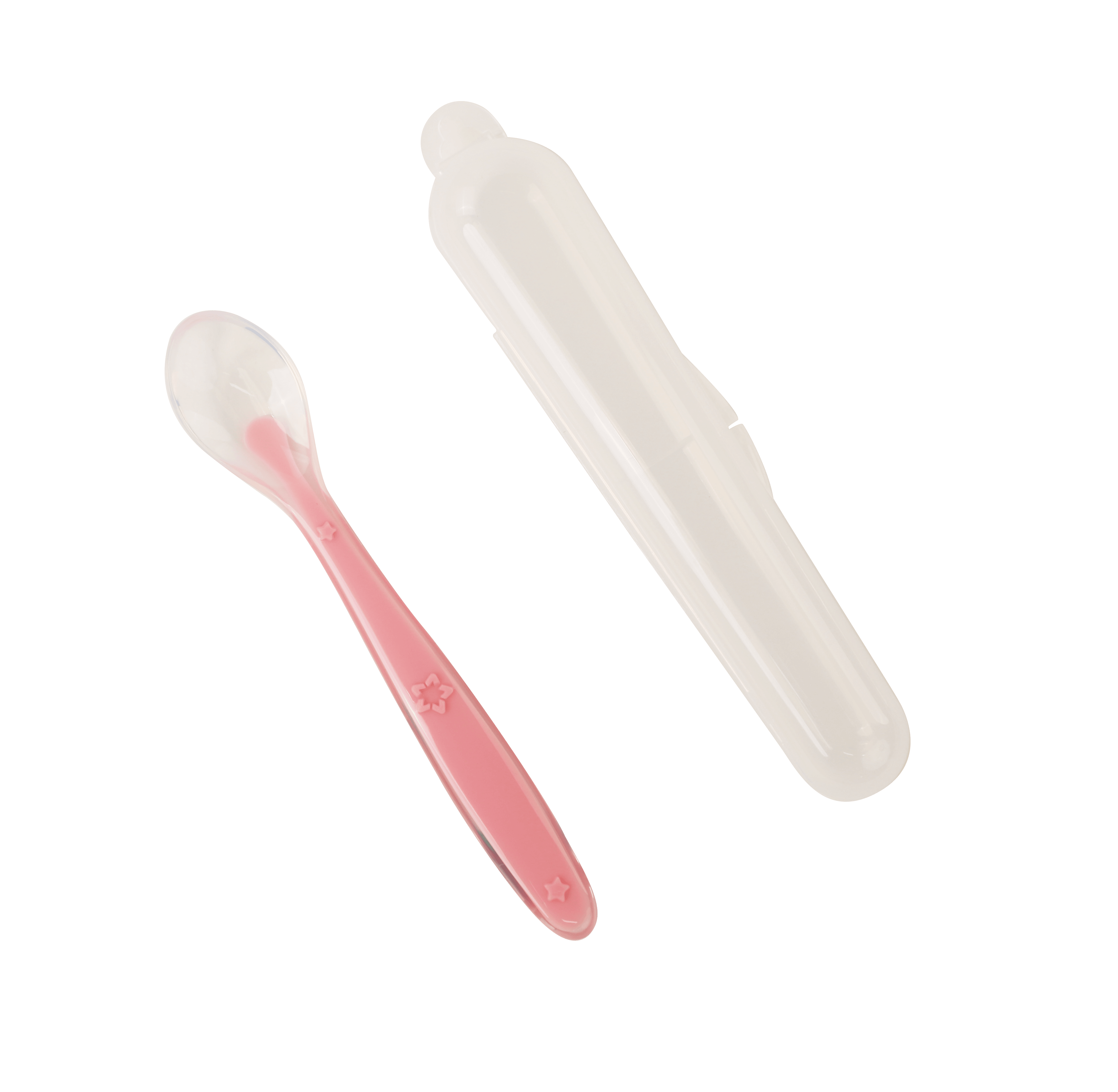 Baby Silicon Chewable Spoon - Pink Product Image